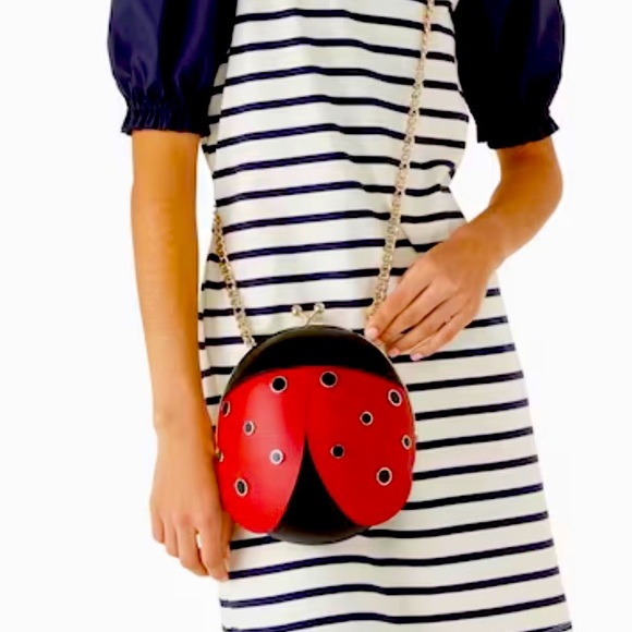 FACTORY SEALED! Kate Spade ♠️ Dottie 3d Ladybug 🐞 Crossbody - Picture 2 of 6